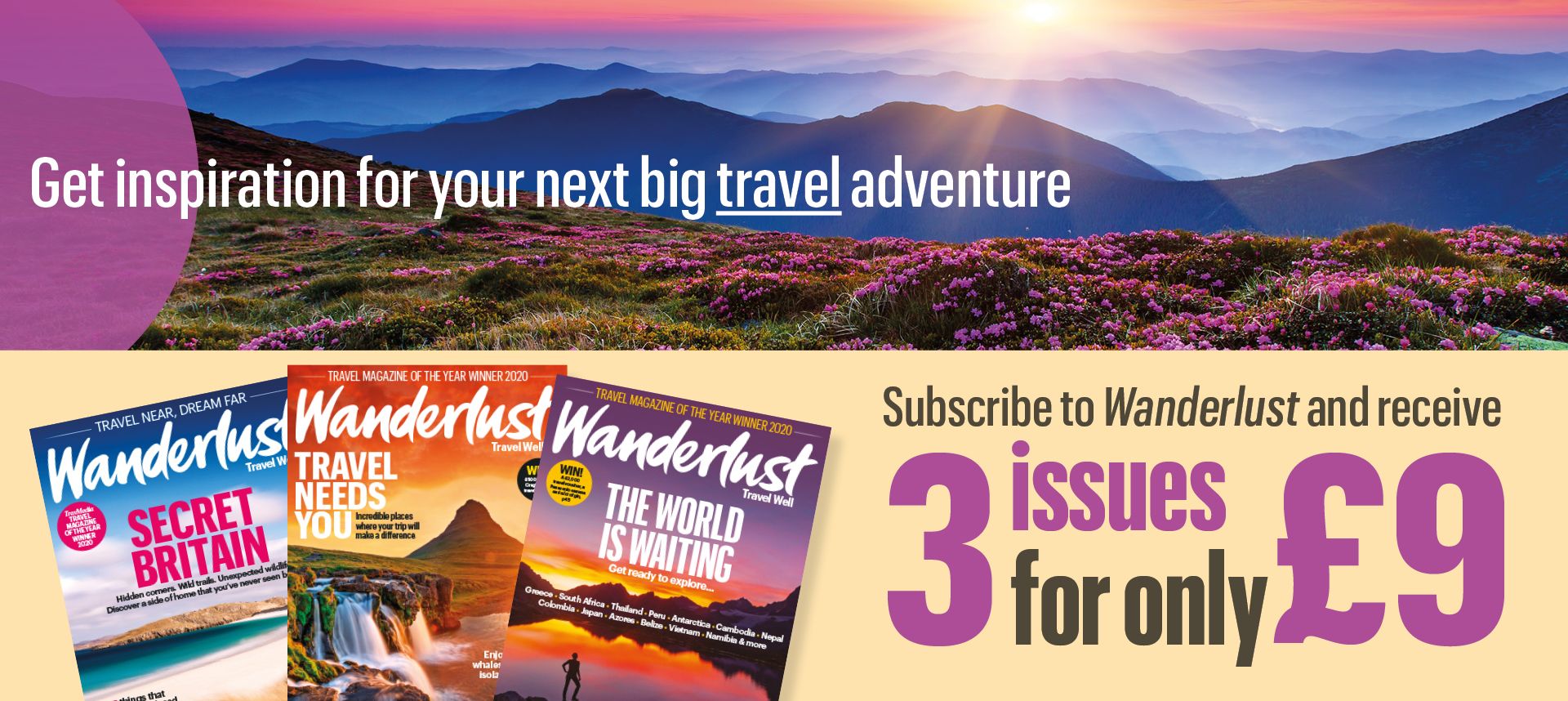 Wanderlust Travel Magazine for people with a passion for travel