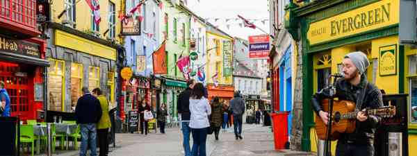 Galway's vibrant streets will have you singing a tune in no time (Shutterstock)