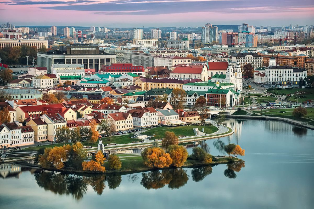 A panorama of historic Minsk, the capital of Belarus (Shutterstock)