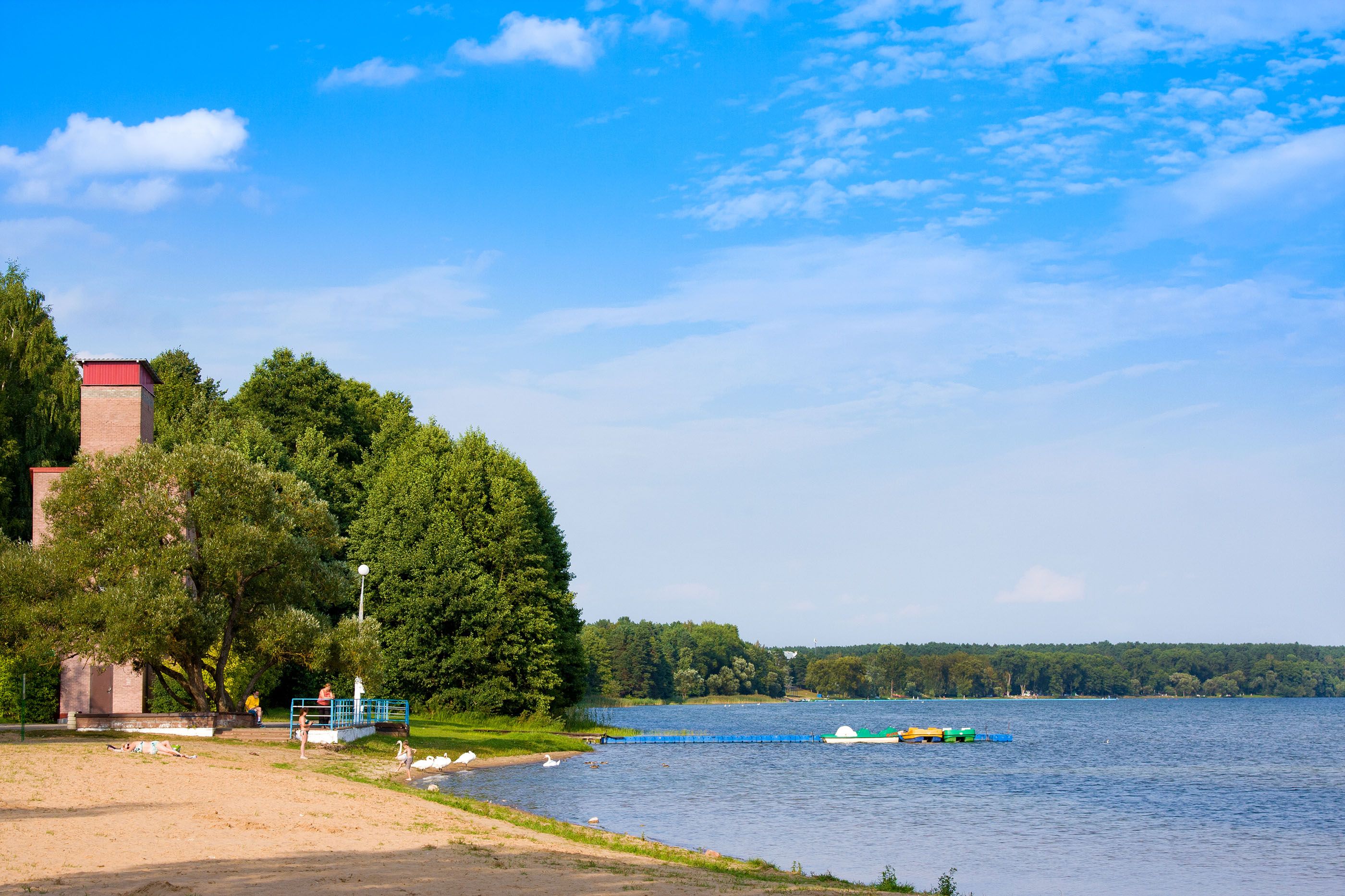 Naroch Lake is landlocked Belarus's largest (Shutterstock)