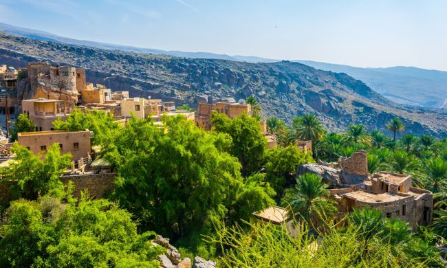 منظر جوي لقرية مسفاة العبريين (Shutterstock)