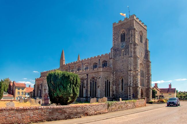 The church in Clare, Suffolk (Shutterstock)