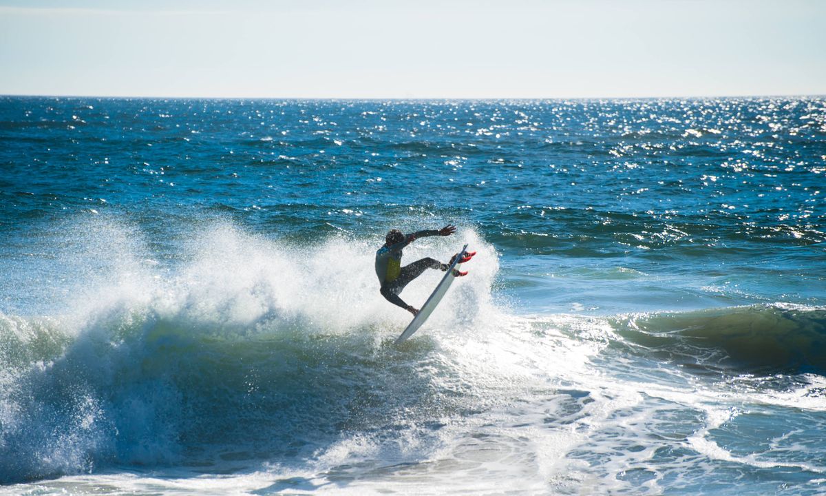 Surfing the wild waves at Pichilemu, Chile (Dreamstime)