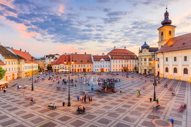 Piața Mare in Sibiu (Alamy)