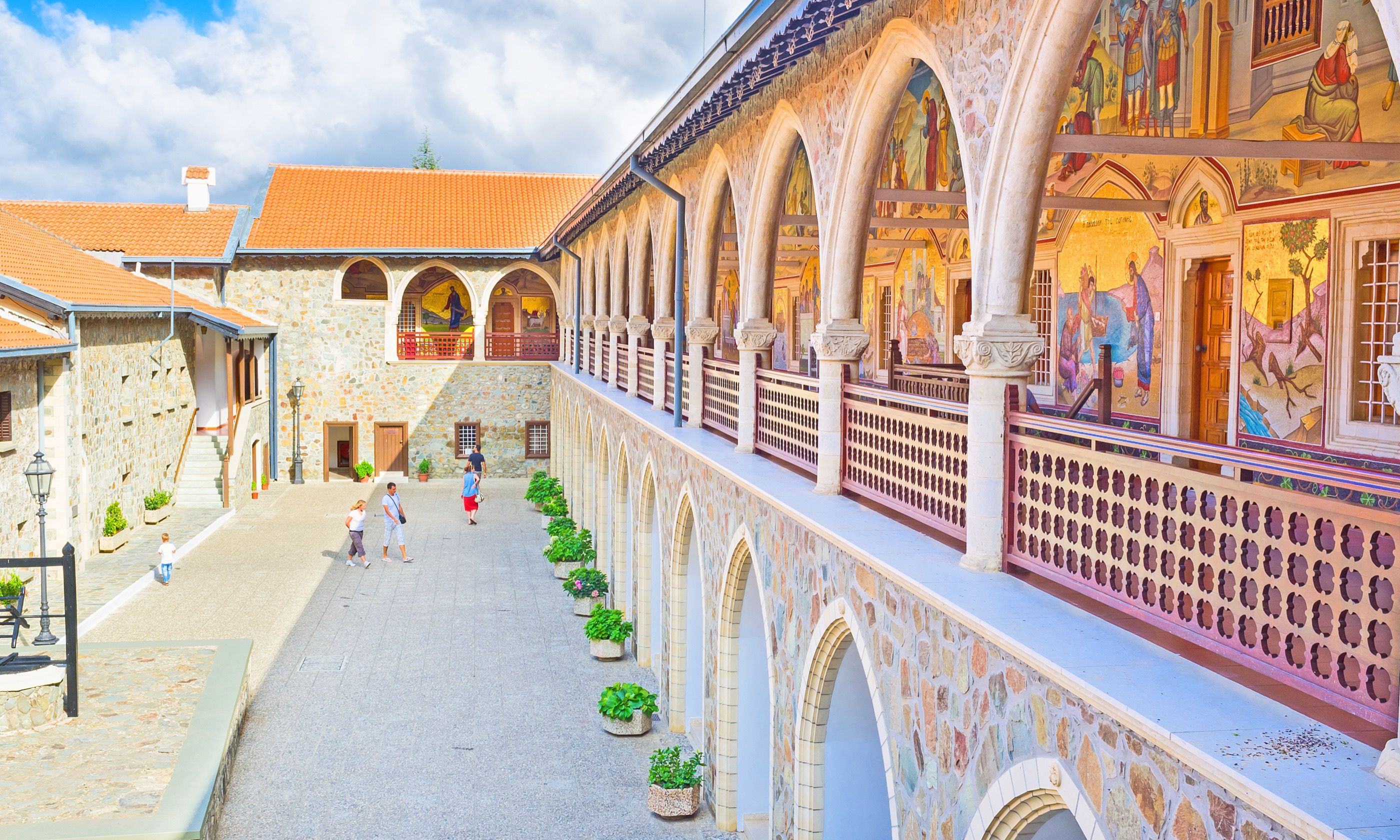 Kykkos Abbey in the Troodos mountains (Dreamstime)