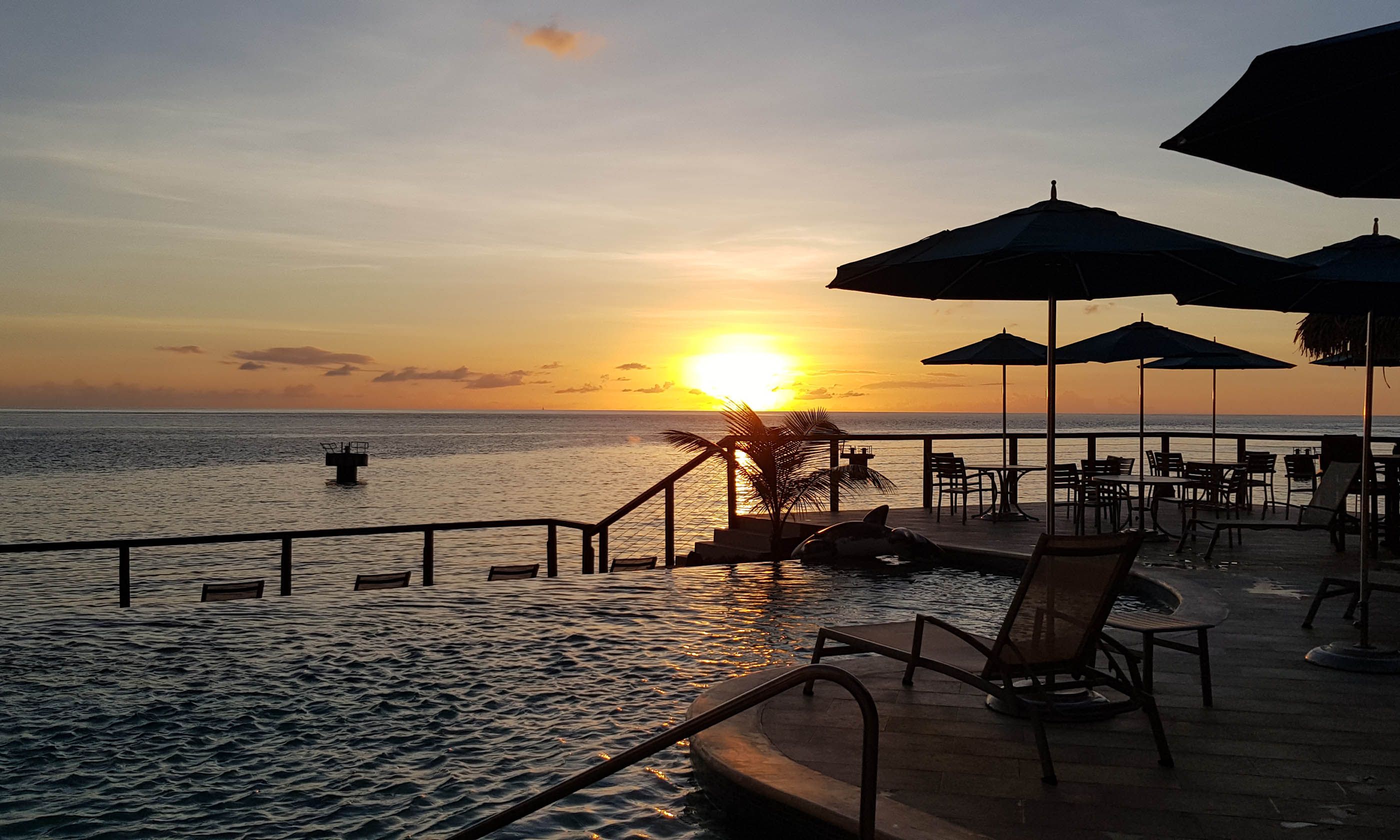 Be inspired by the island's colourful sunsests