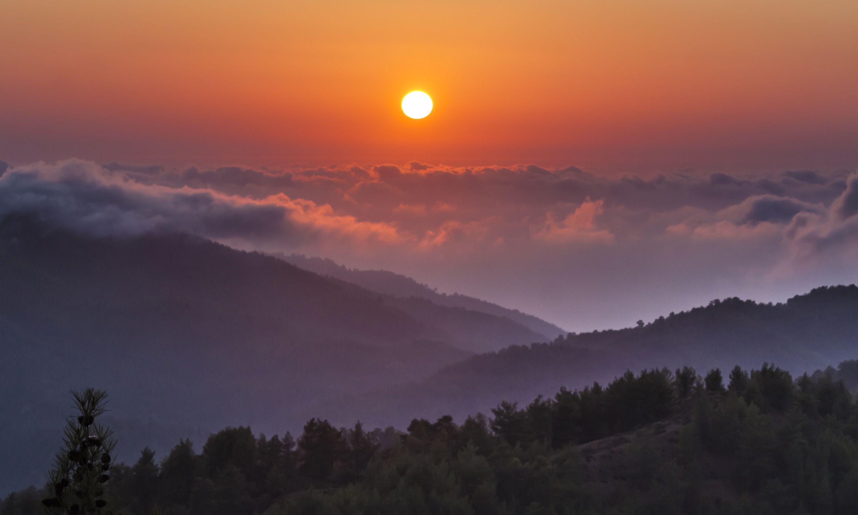 Sunset in the Troodos Mountains (Dreamstime)