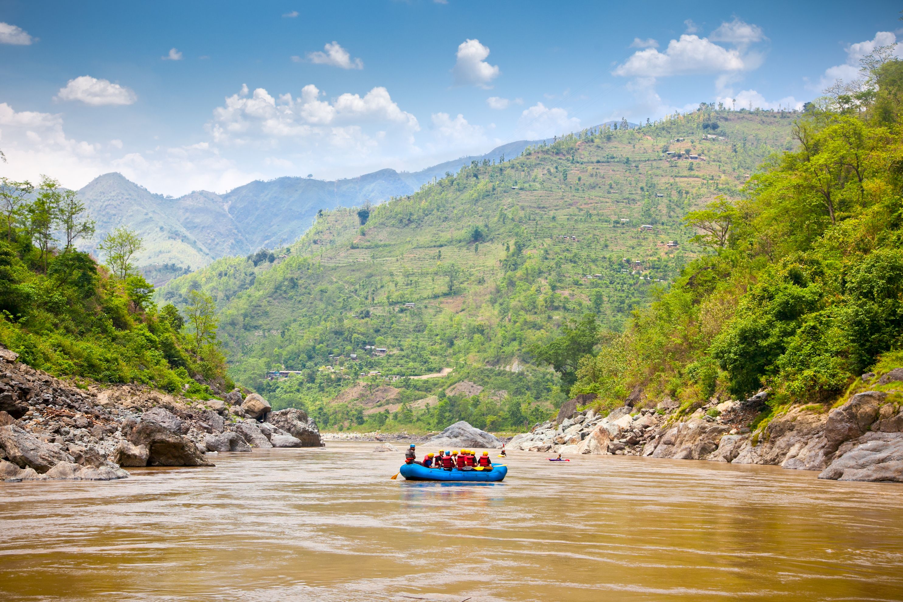 Rafting in Nepal. (Shutterstock)