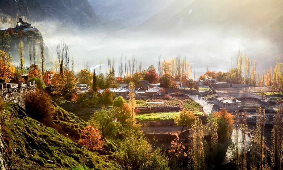 A misty morning in the Hunza Valley (Shutterstock)