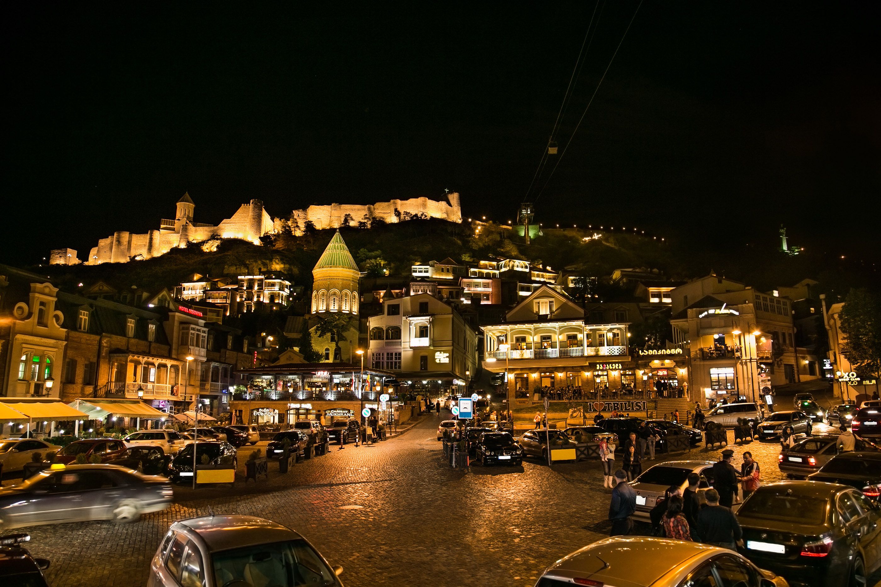 Tbilisi comes to life at night (Shutterstock)