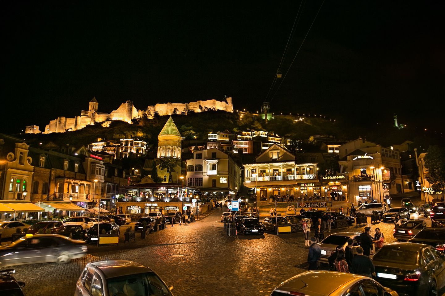 Tbilisi comes to life at night (Shutterstock)