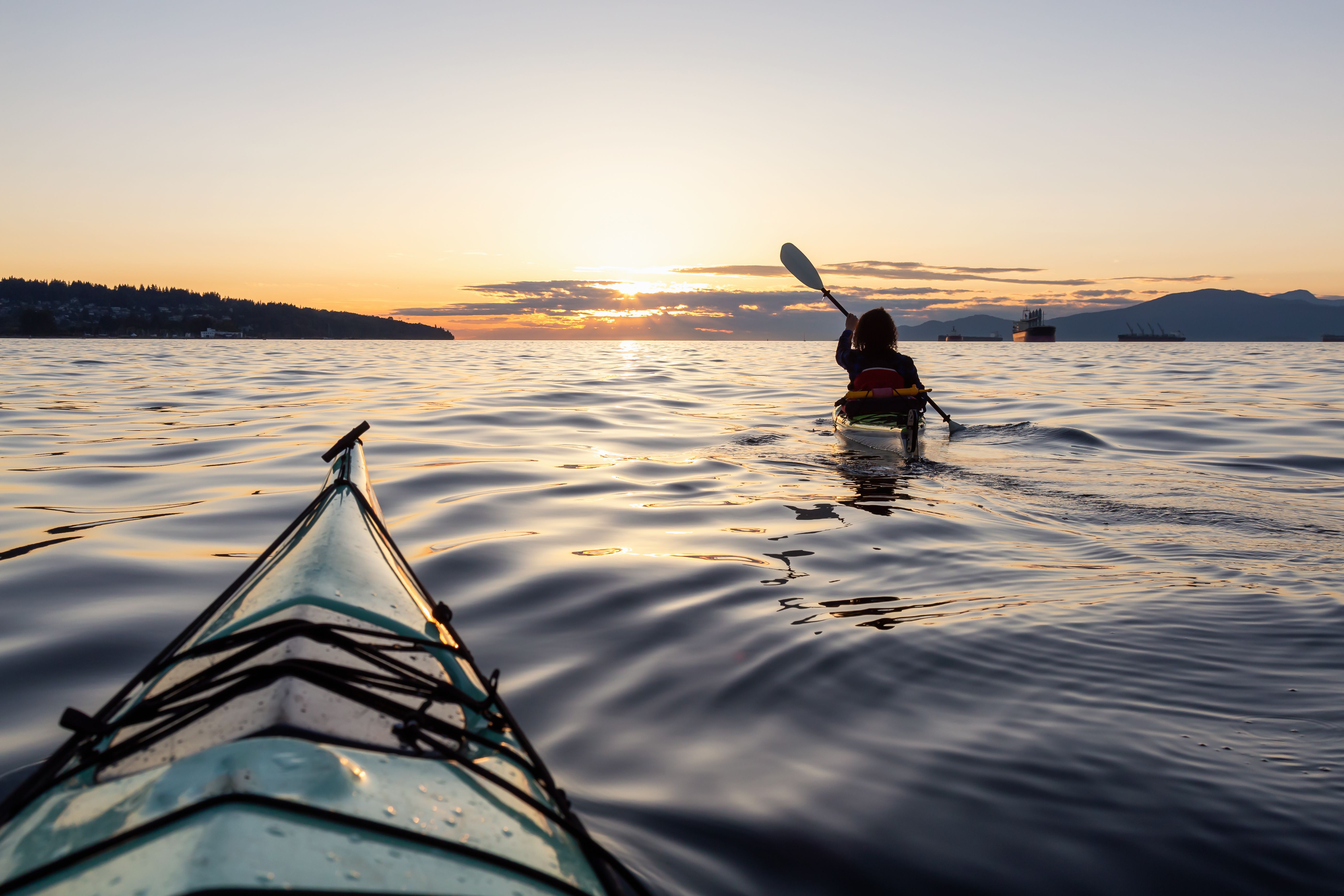 All at sea kayaking in Nova Scotia Wanderlust