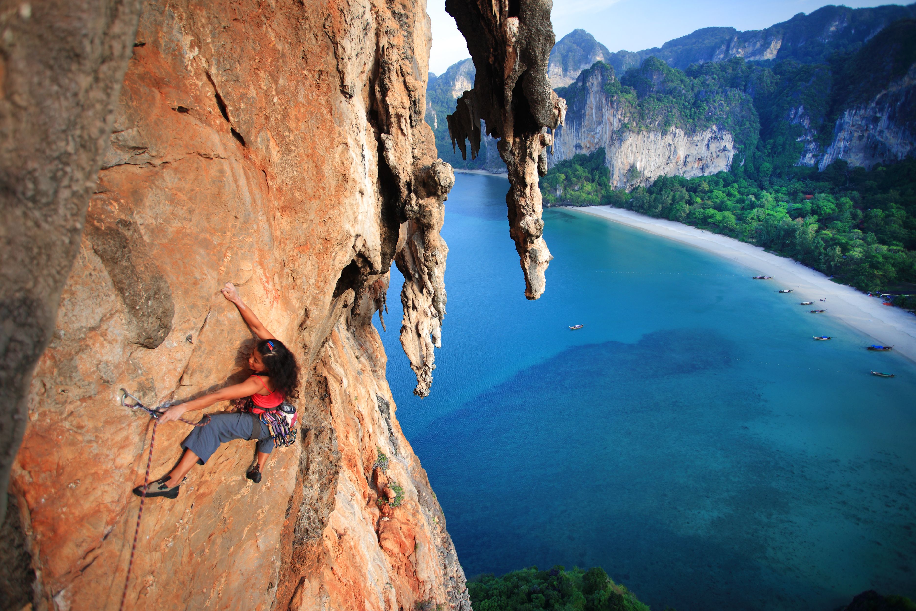 How to climb a limestone cliff in Thailand Wanderlust