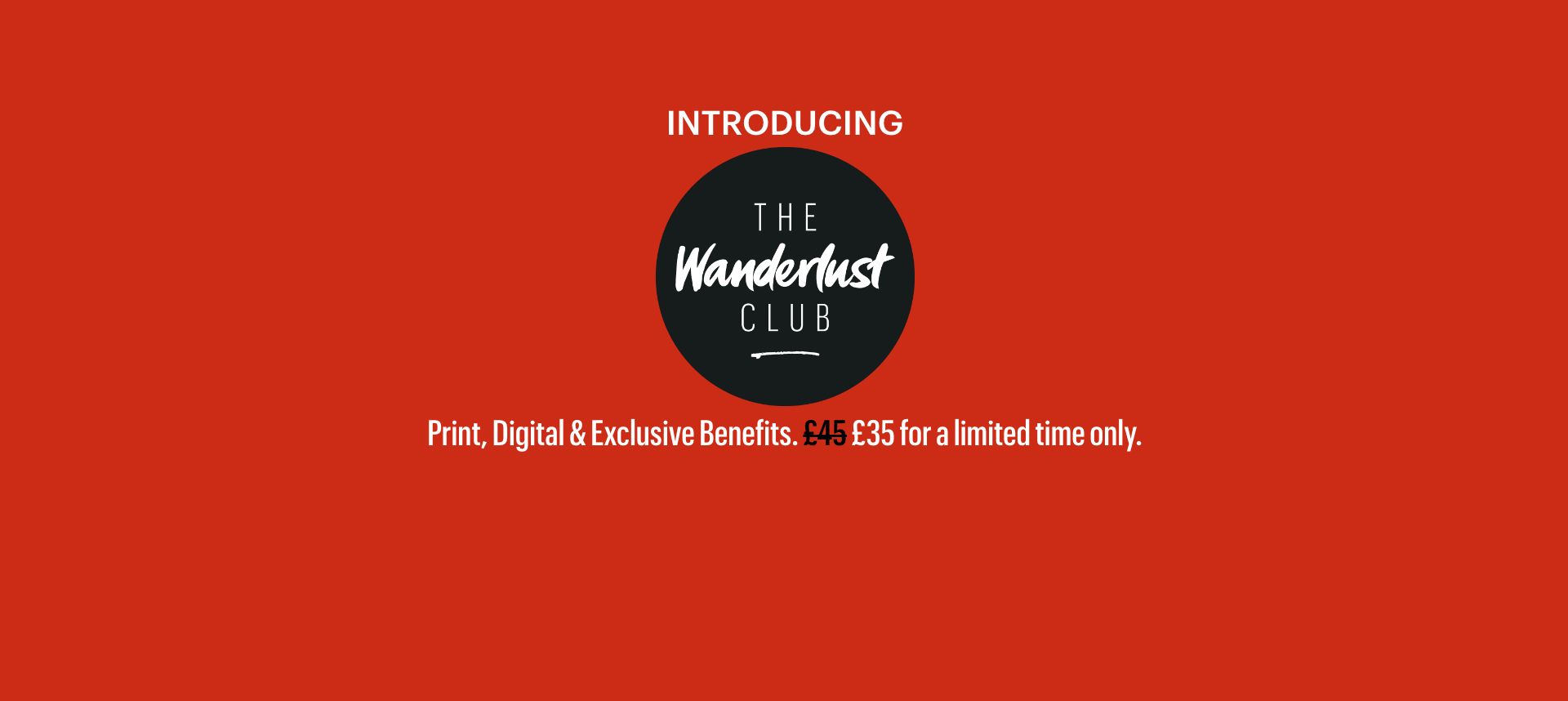 Join the Wanderlust Club