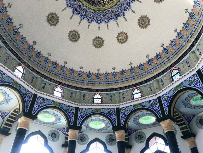 Inside the Bektashi Mosque, Tirana, Albania (Sam Baker)