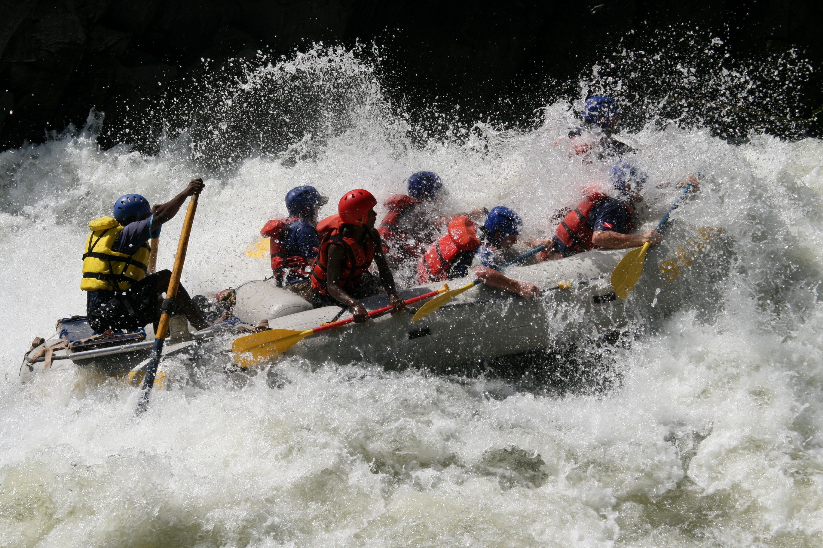 Rafting on the Zambezi. (Dreamstime)
