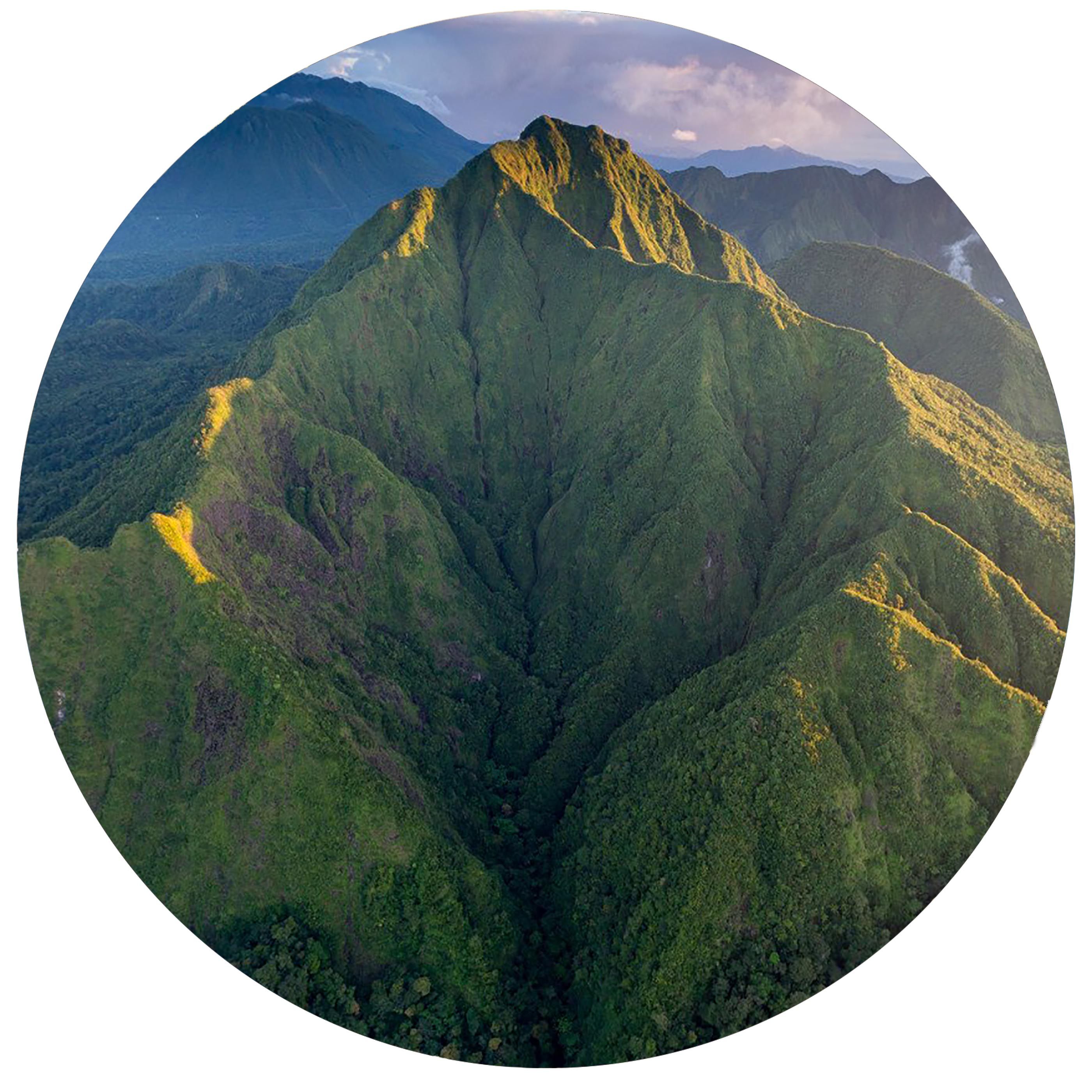 Dominica is the most mountainous landscape in the region