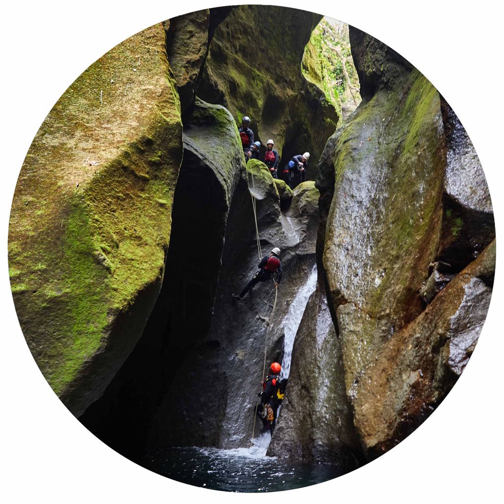 Enjoy extreme canyoning