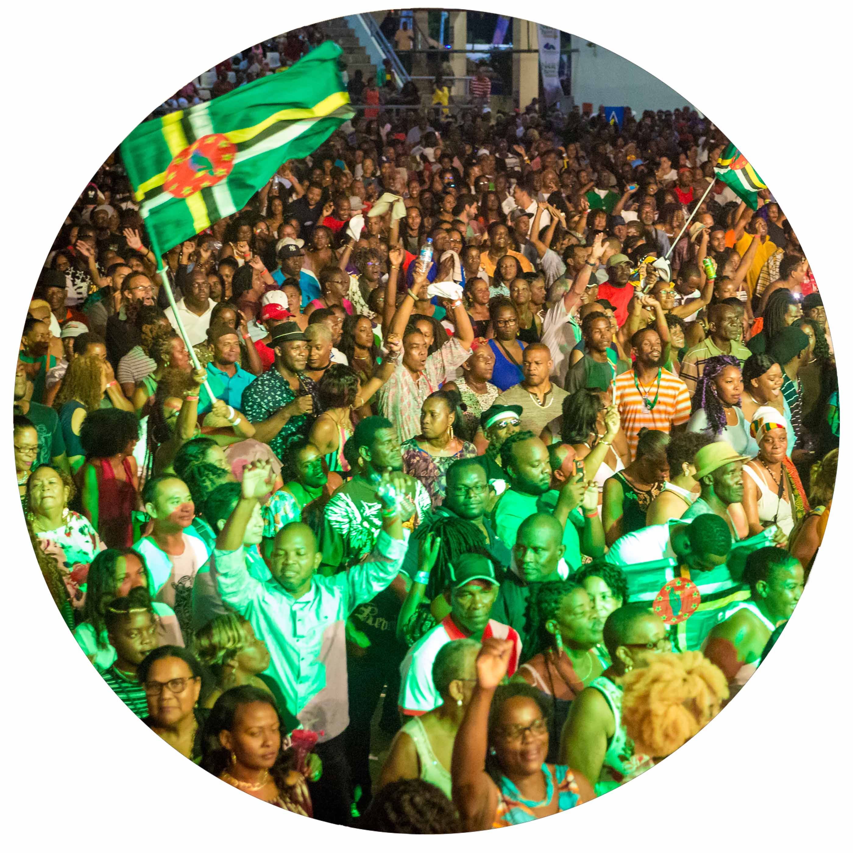 The audience at the World Creole Music Festival