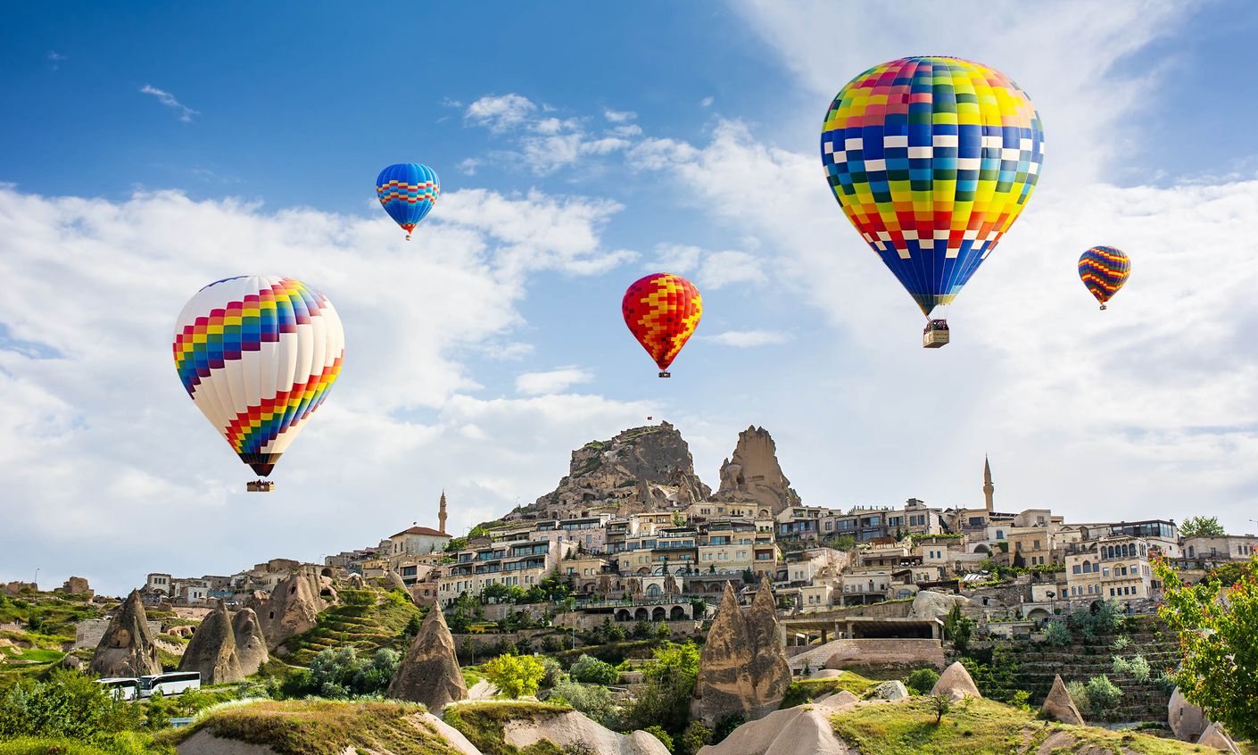 Imagem dos balões da Capadócia/Turquia