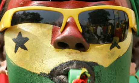 Ghana Black Star supporter (Alan Whelan)