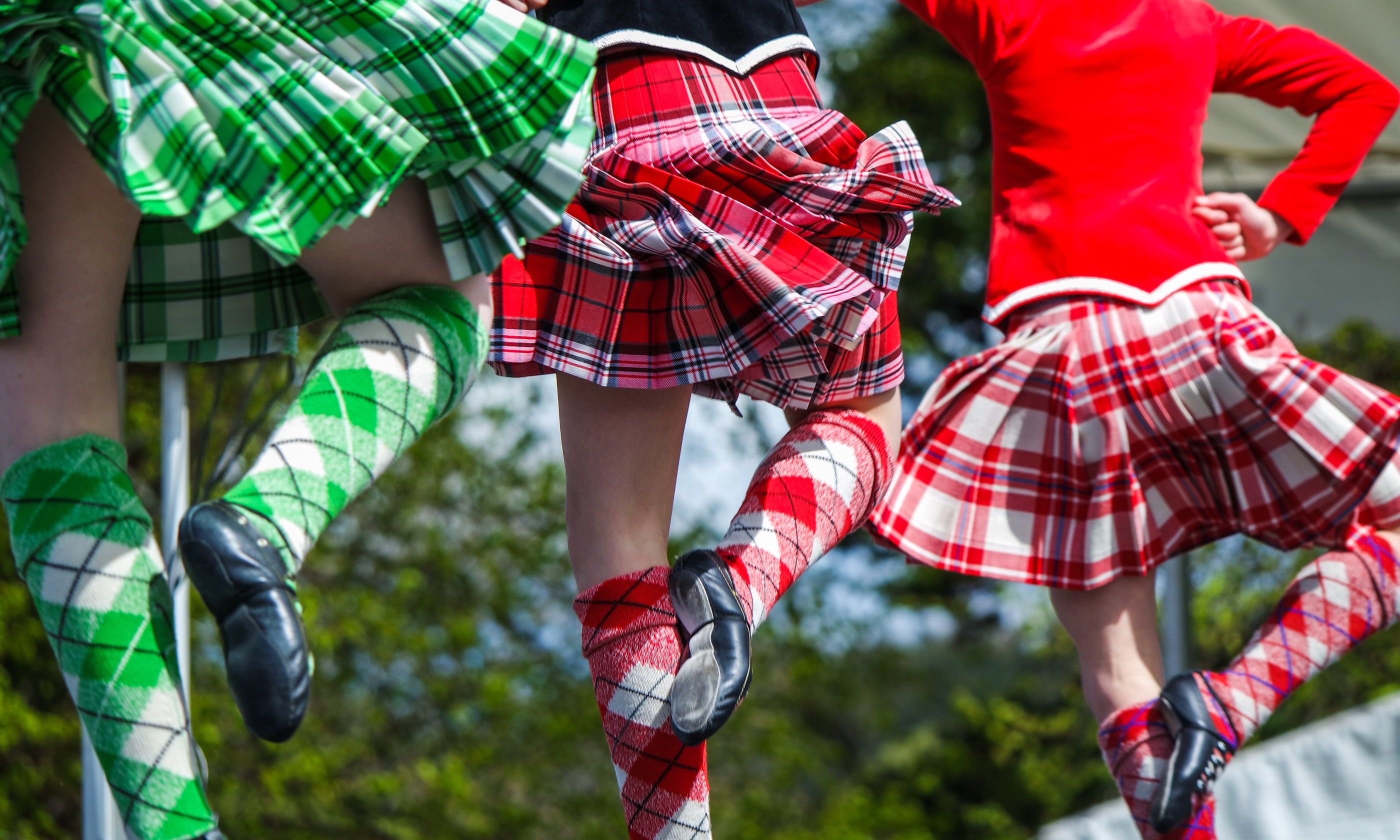 Traditional Scottish Highland dancing (Shutterstock)