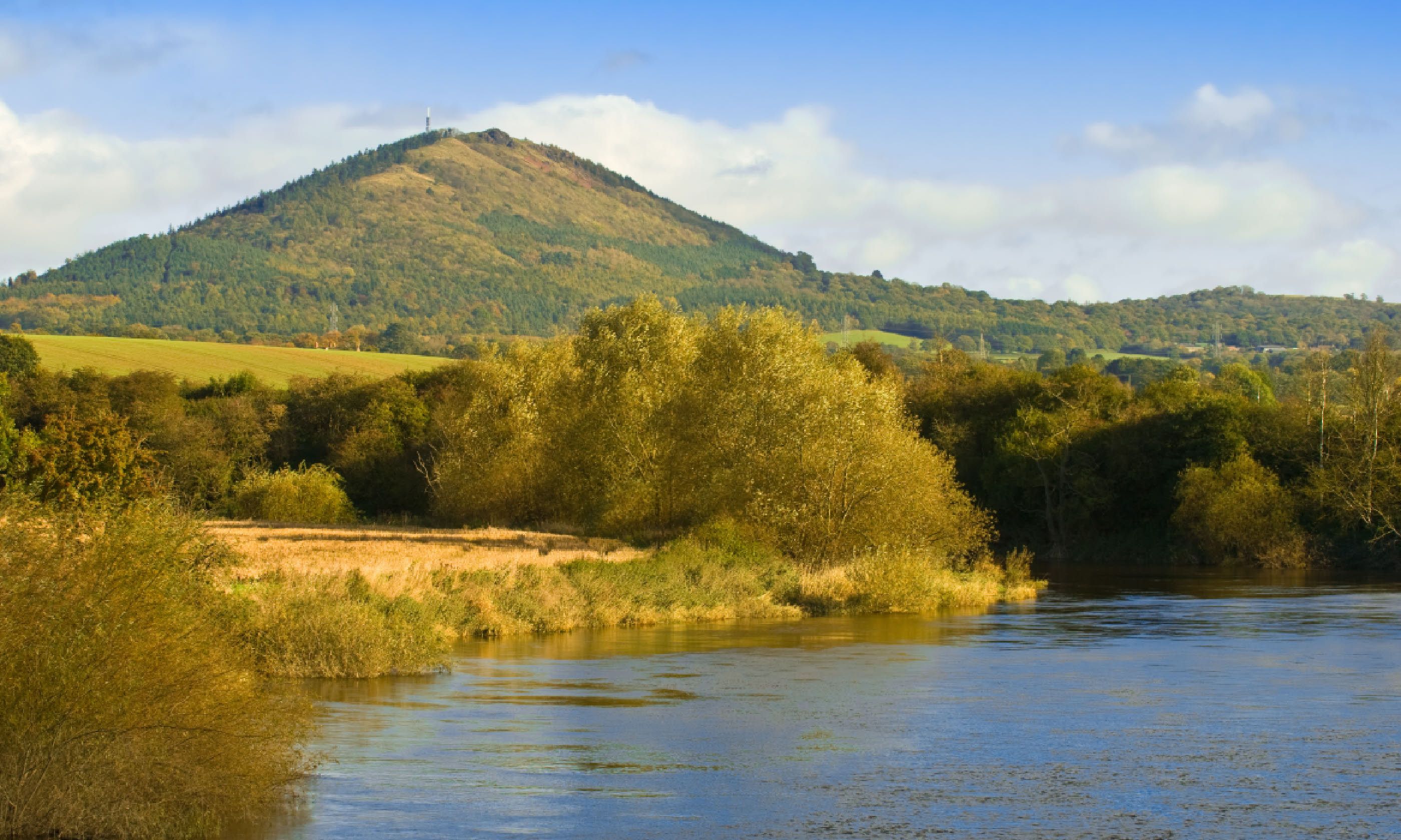 The Wrekin, with river Severn (Shutterstock)