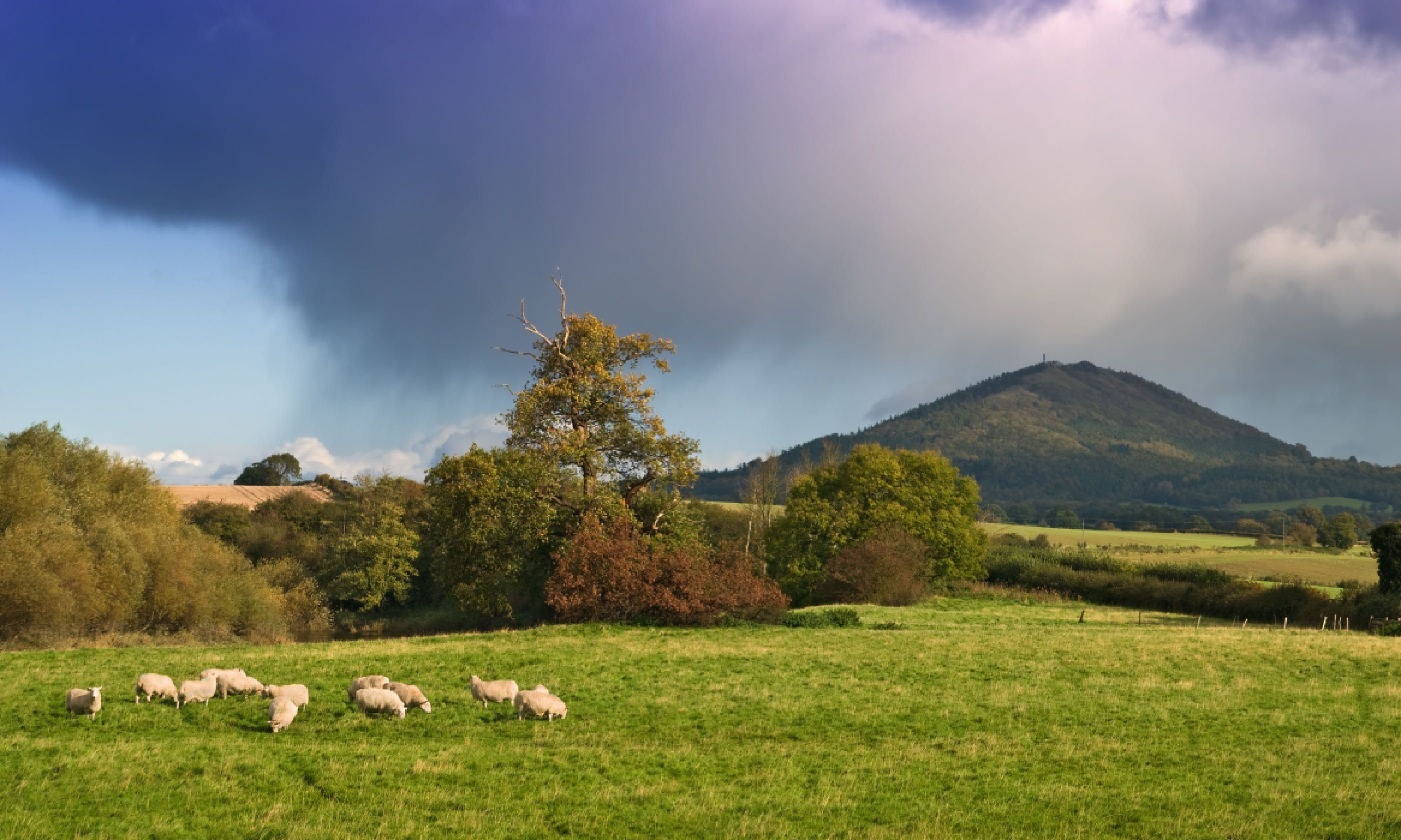 Gathering storm over the Wrekin (Shutterstock)