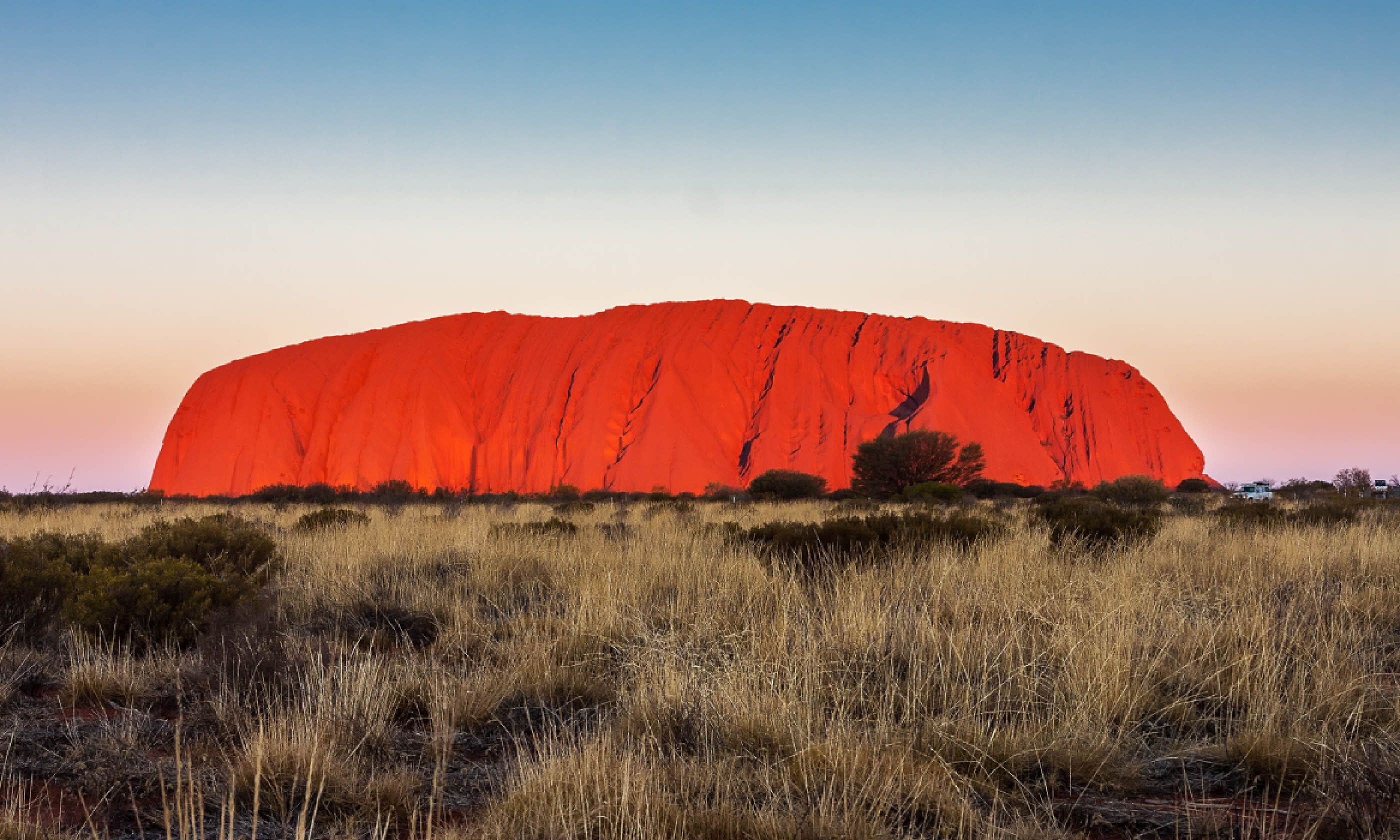 Uluru at sunset (Dreamstime)