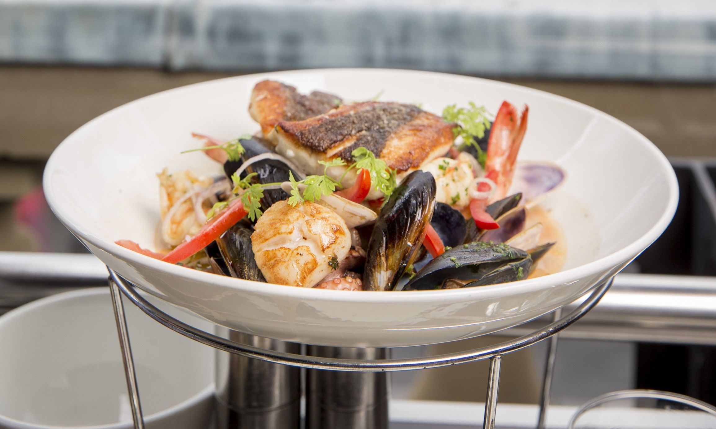 Fish dish in Cafe Sydney, Circular Quay (Brett Hemmings / Destination NSW)