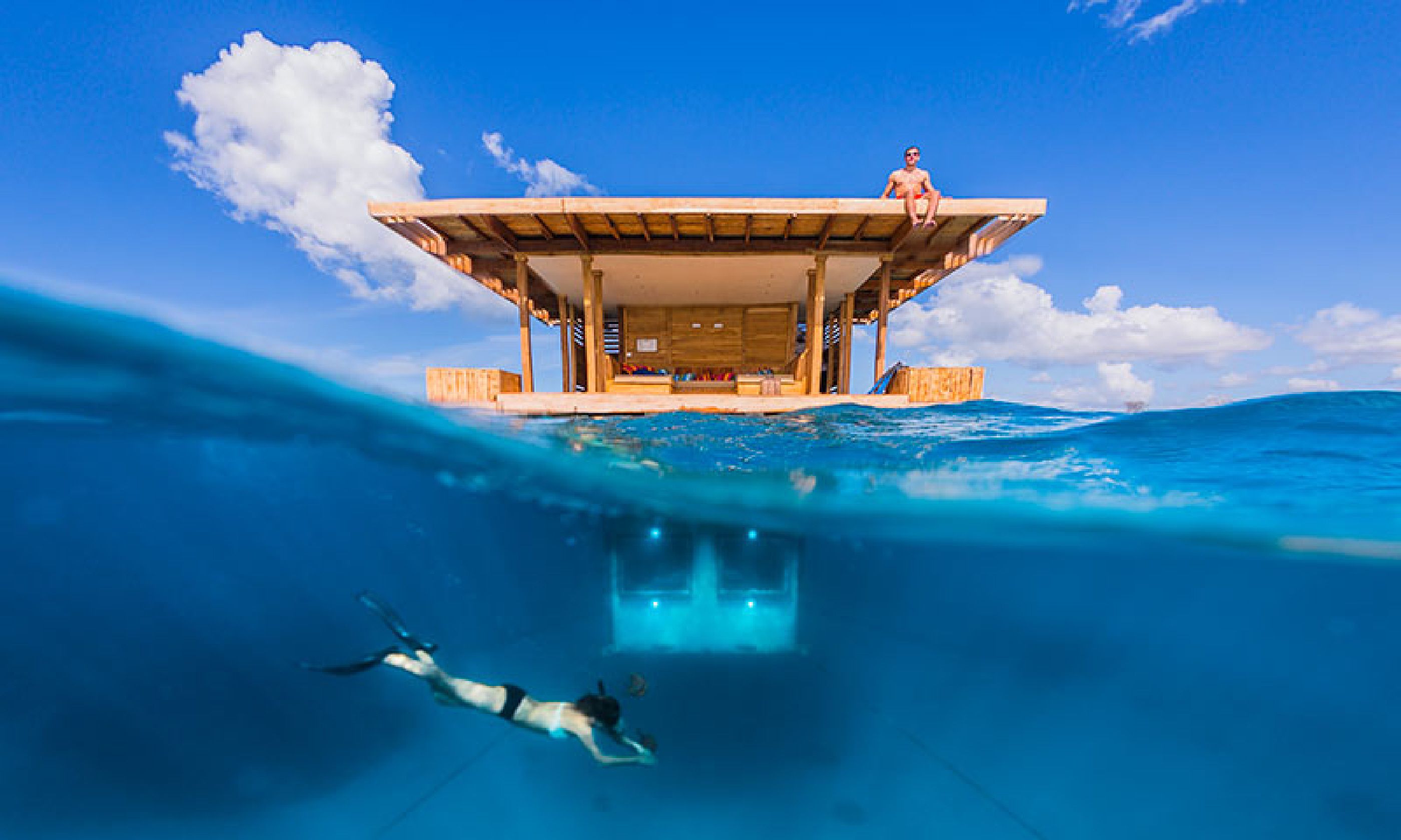 Underwater Room, Manta Resort (themantaresort.com)