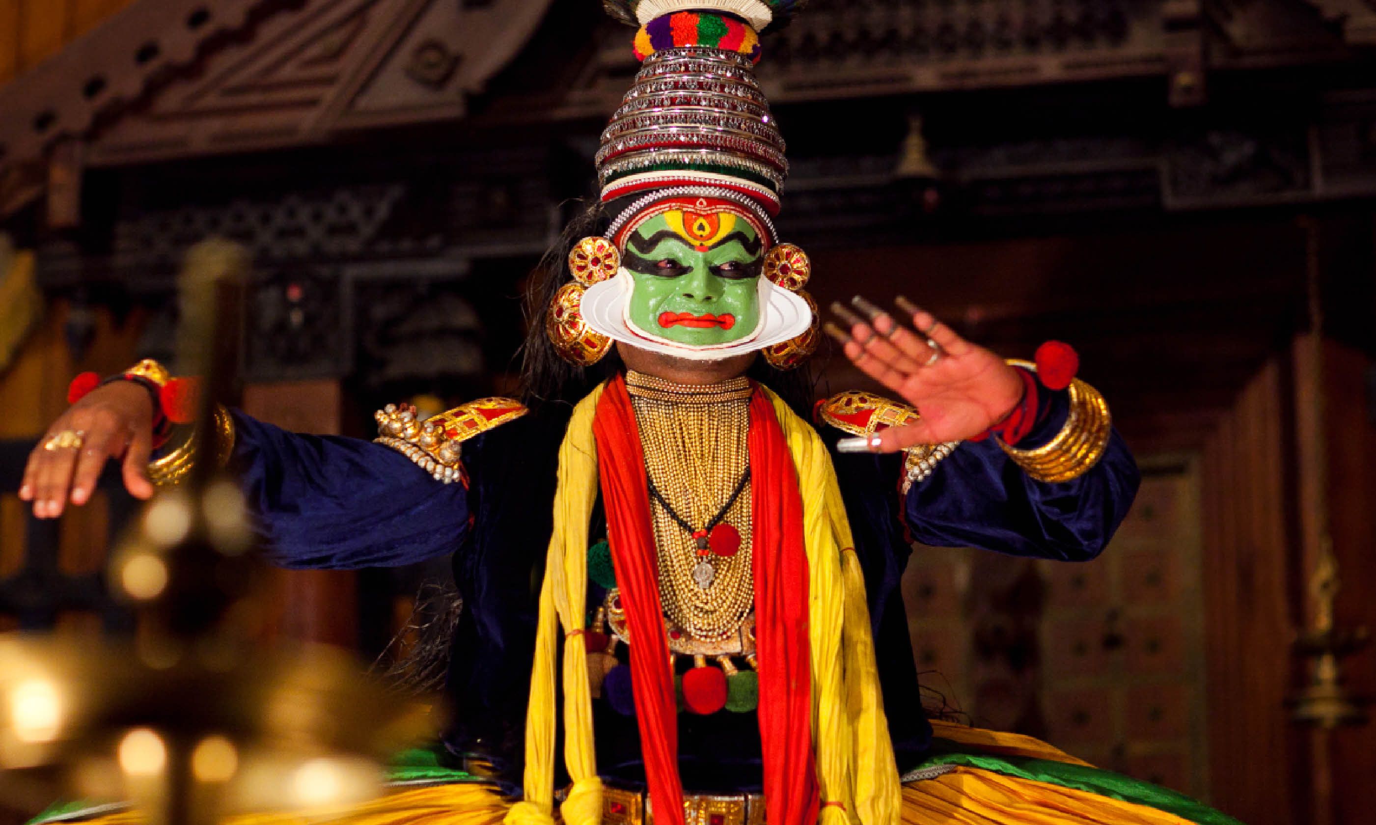Kathakali show in Kerala (Dreamstime)