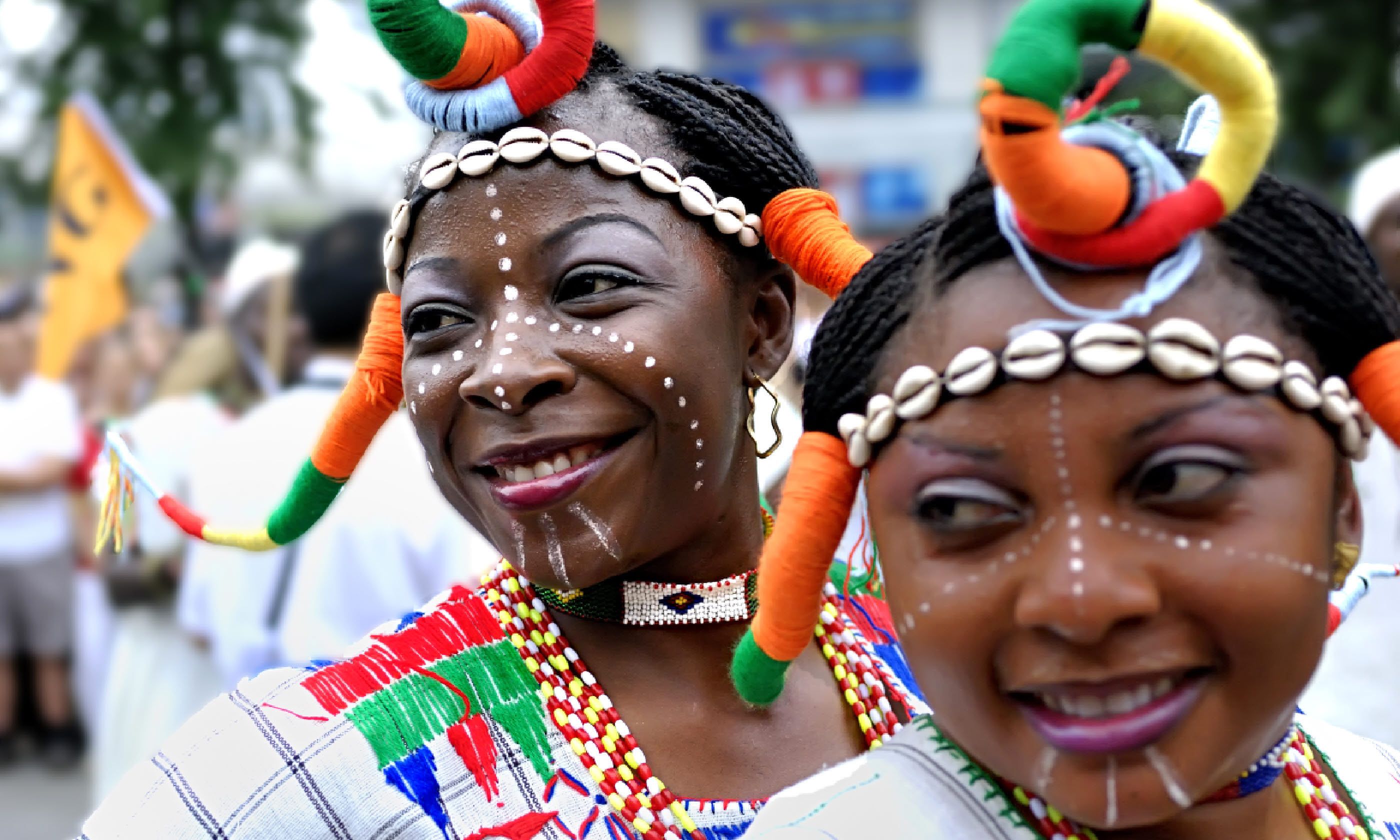 Nigerian folk dancers (Shutterstock)