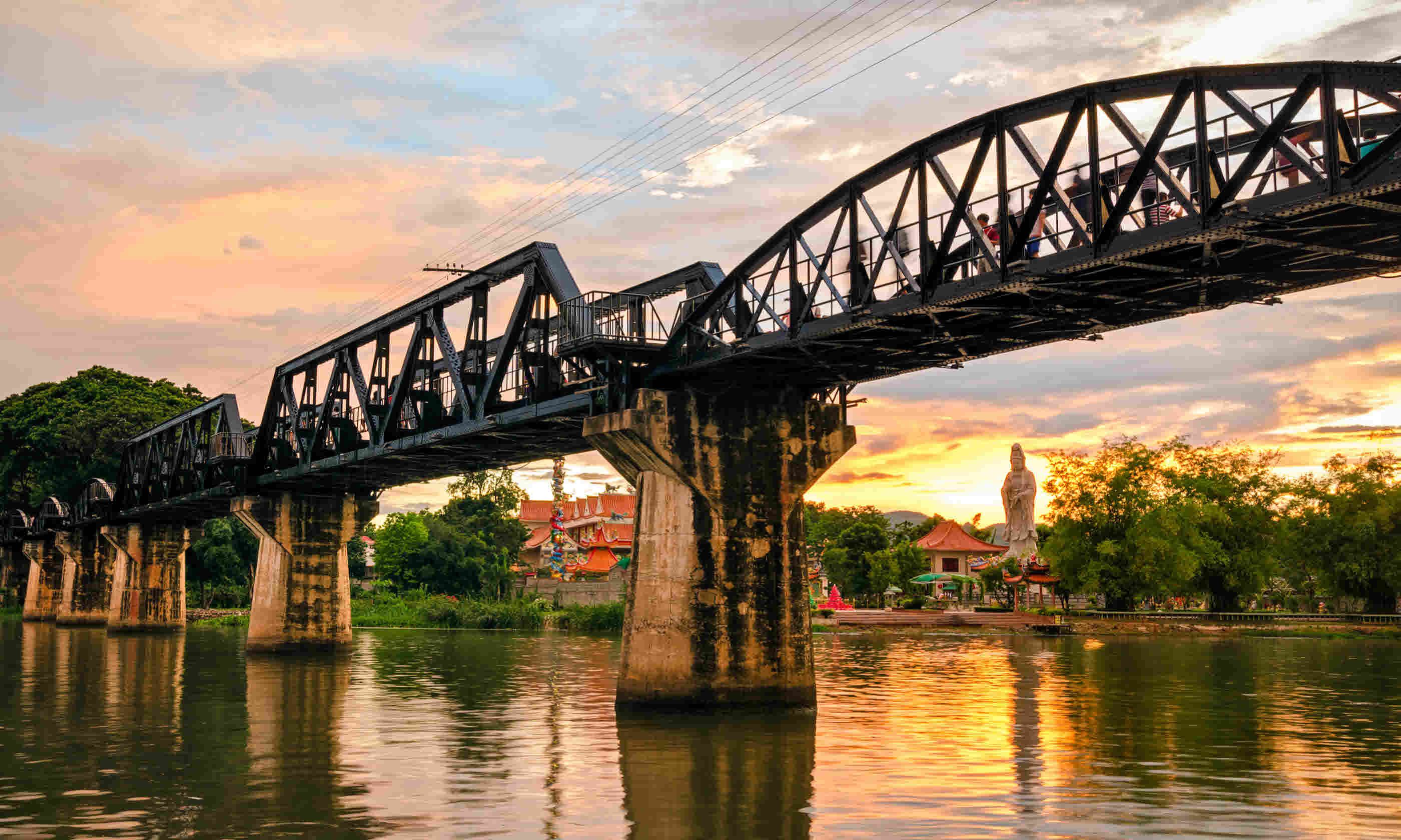 The bridge over the River Kwai, Thailand (Shutterstock)