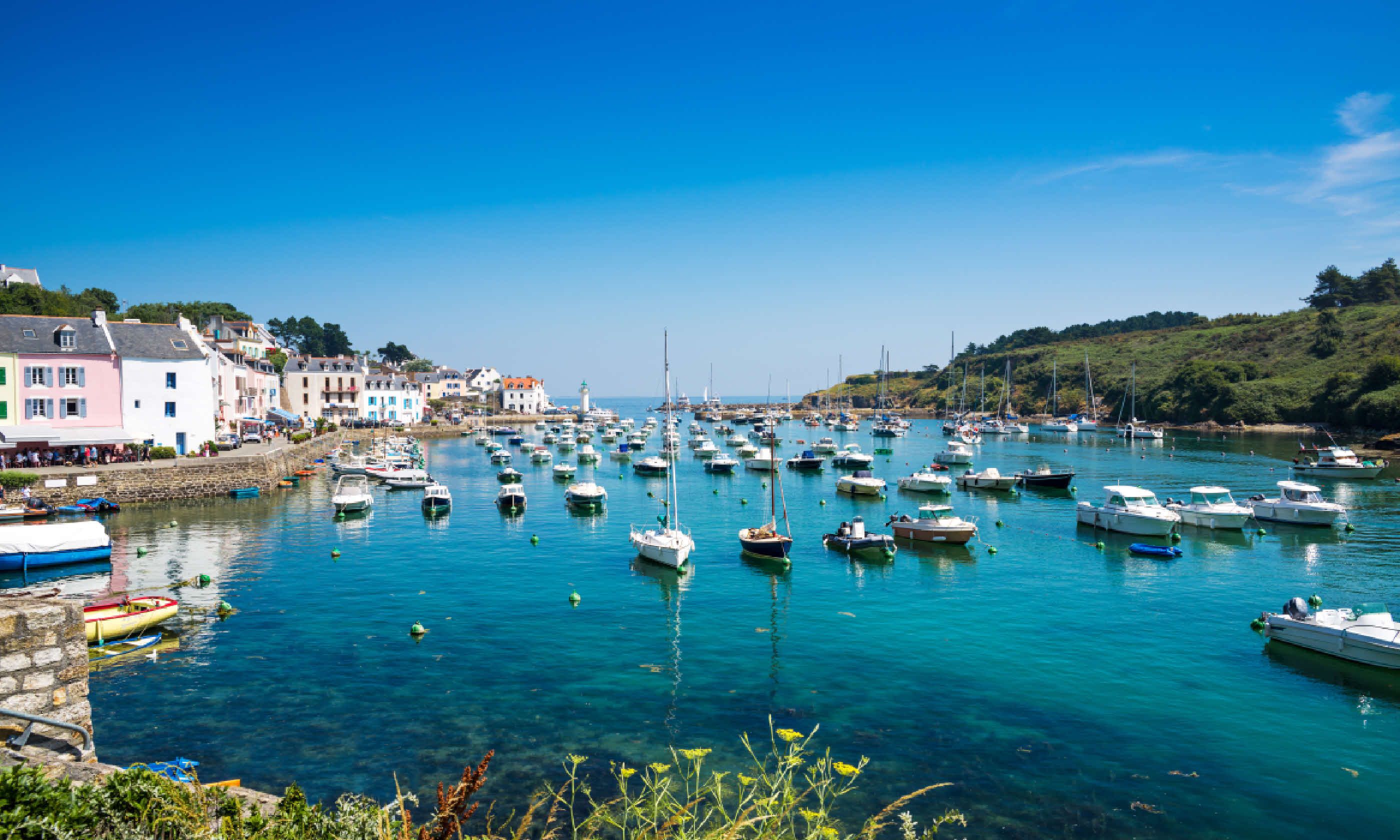 Port of Sauzon at island Belle Ile en Mer (Shutterstock)