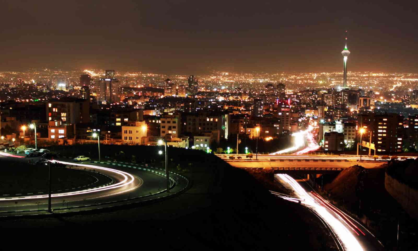 Tehran skyline at night (Shutterstock)