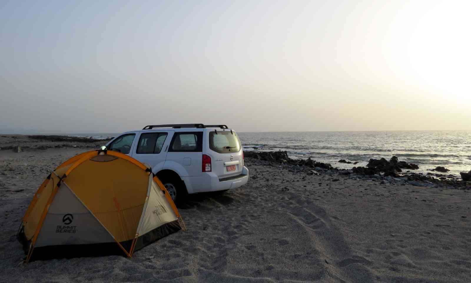 Wild camping on Masirah Island (Hazel Plush)