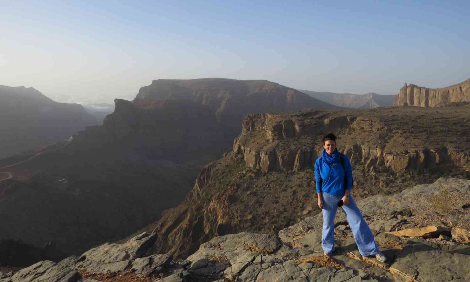 Camping in the Western Hajar mountains, at dawn (Hazel Plush)