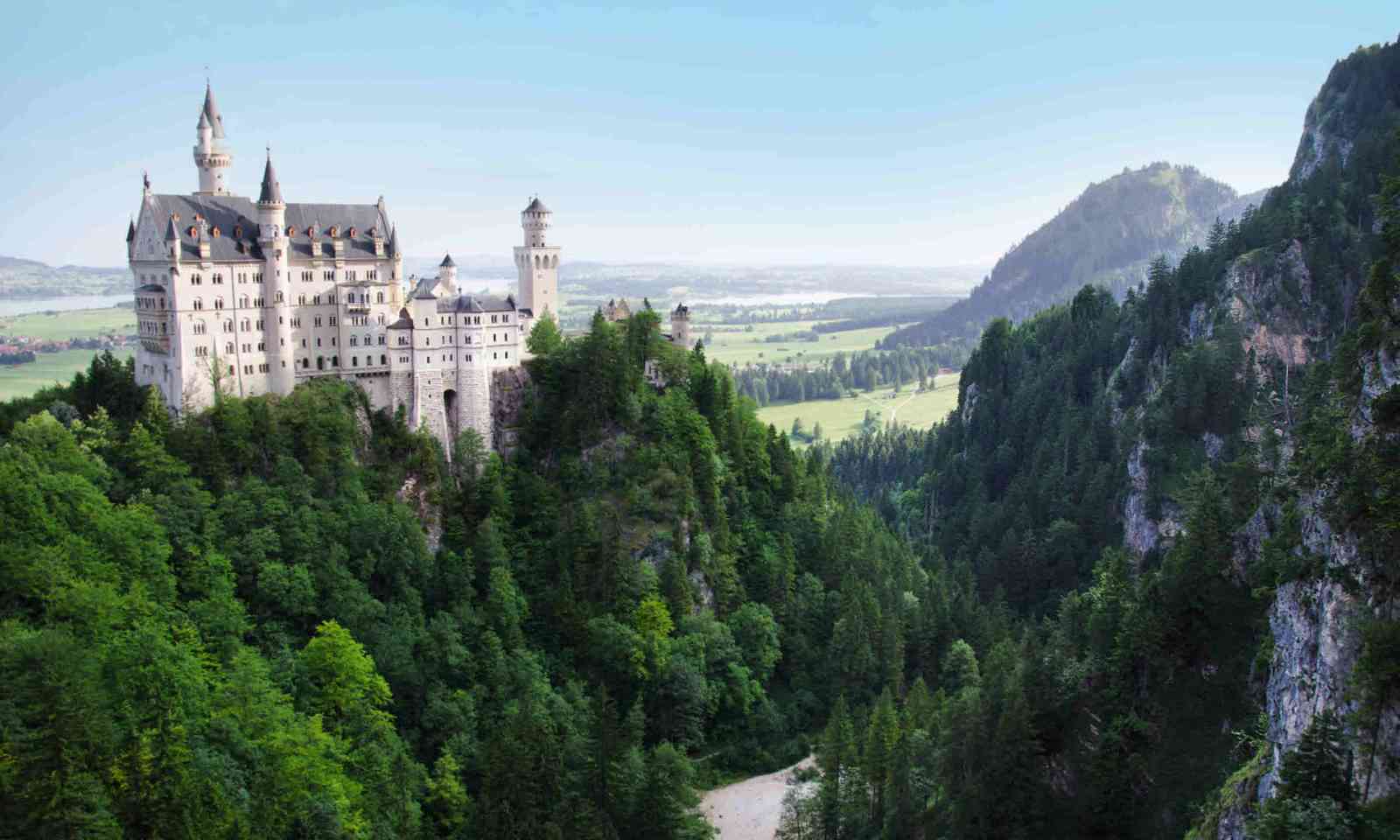 Neuschwanstein Castle that inspired Disney's Sleeping Beauty Castle (Neil S Price)