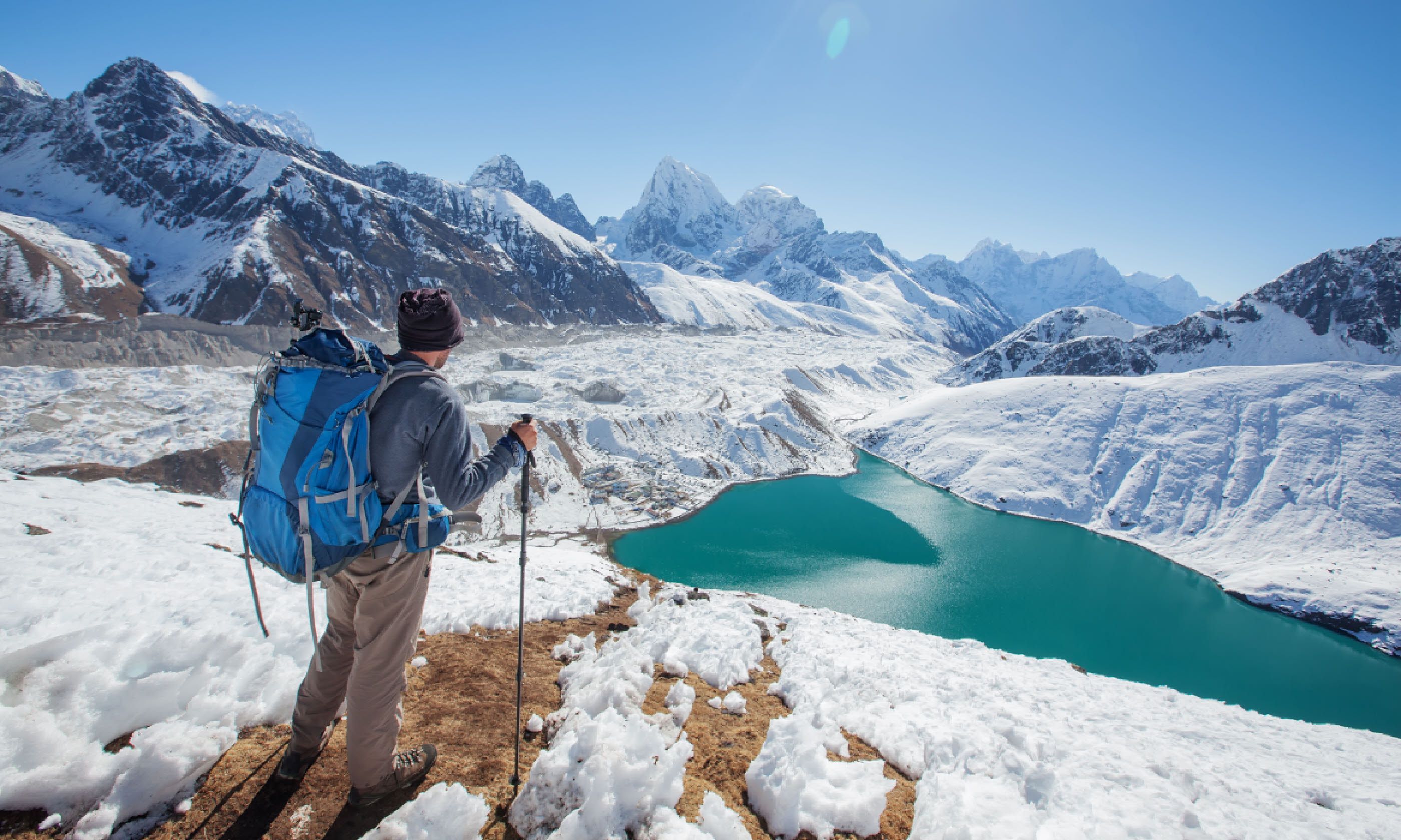 Hikers in the Himalayas (Shutterstock)