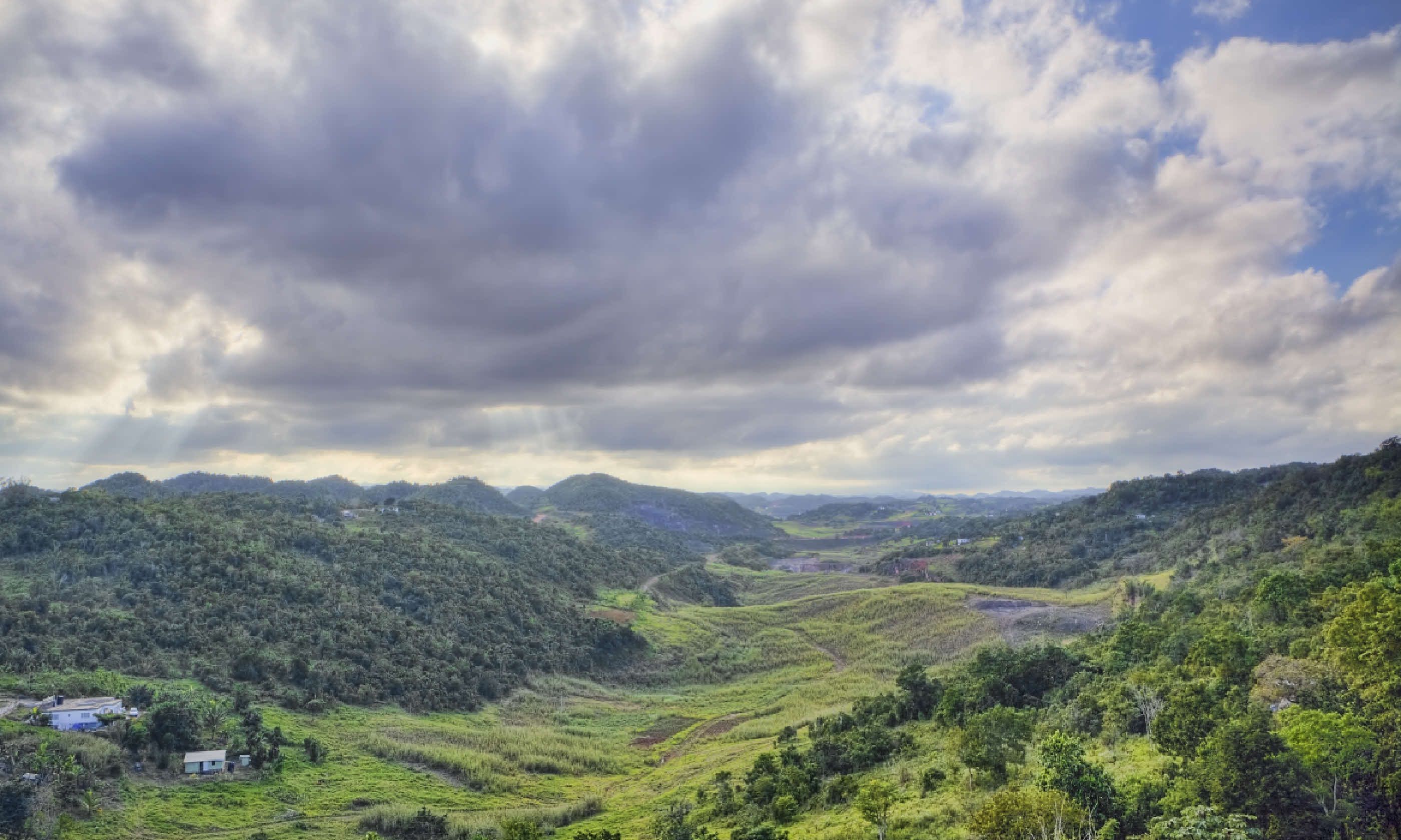 Sky over Jamaica's Cockpit Country (Shutterstock)